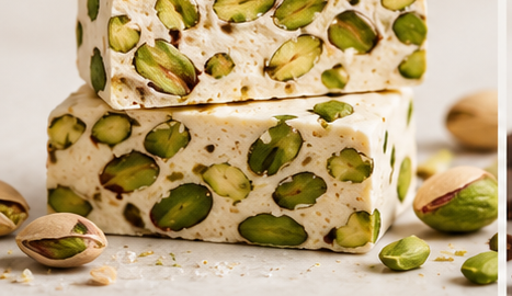 Classic pistachio nougat bar